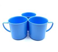 Kimmel Set di 3 tazze da 180 ml, azzurro