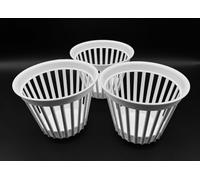 Kimmel Set di 3 vasi con motivo a ponte, 12 cm, colore: bianco