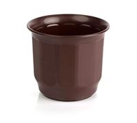 Kimmel Vaso per Fiori Ø 15 cm con Foro, Marrone, Medio