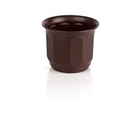 Kimmel Vaso per Fiori, Diametro 9 cm, con Foro, Marrone, Piccolo