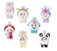 KIMMON Peluche da collezione Blind Box - Serie Dreams of The Wilderness, articolabile, 6 figure + 1 segreto, 16-17 cm, 1 pezzo casuale (Deqube 920D00311)