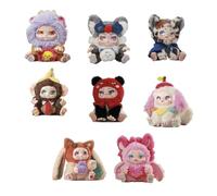 KIMMON Peluche da collezione Blind Box - Serie Regain Myself, articolabile, 6 figure + 2 segreti, 16-18 cm, 1 pezzo casuale (Deqube 920D00313)