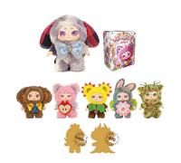 KIMMON Peluche da collezione Blind Box - Serie Spring New Growth articolabile, 6 figure + 2 segreti, 17-18 cm, 1 pezzo casuale (Deqube 920D00312)