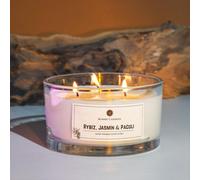 Kimmy Candles Candela di soia Ribes, Gelsomino & Patchouli (3 stoppini)