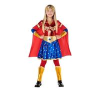 Kimokawaii Costume da supereroina stella mantello per bambini