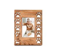 Kimona Cornici da parete e da tavolo, 15,2 x 10,2 cm, con impronta di cane, per casa e ufficio, da tavolo e decorazione (24,1 x 19,1 x 1,9 cm)