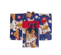 Kimono Bambola Abbigliamento Doll Vestito Robe Giapponese Realizzato in Tessuto Maniche Larghe Cintura Cordino Adatto per Casa Collezione Gioco Bambole , color to 3