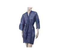 kimono BLU monouso per parrucchiere ed estetista in TNT - 20 PEZZI