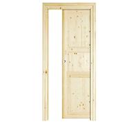 Kimono Casa - Porta Scorrevole a Scomparsa Interno Muro, Abete Grezzo Reversibile 200 x 80