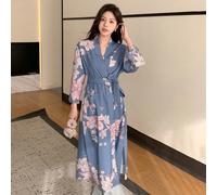 Kimono con stampa floreale, vestibilità ampia, stile resort, con cintura, abiti estivi da spiaggia per donna L,M,S,XL,XS,XXLFlorealeTessuto intrecciato