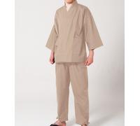 Kimono da lavoro tradizionale giapponese SAMUE da uomo giacca pantaloni riso ...