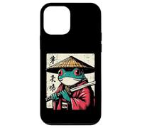 Kimono giapponese a forma di rana Samurai Ukiyo-e Art Uomini Donne Bambini Custodia per iPhone 12 mini