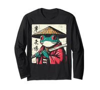 Kimono Giapponese a Forma di Rana Samurai Ukiyo-e Art Uomini Donne Bambini Maglia a Manica