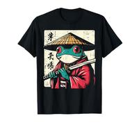 Kimono Giapponese a Forma di Rana Samurai Ukiyo-e Art Uomini Donne Bambini Maglietta