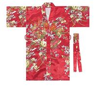 Kimono Karate Bambino, Kimono Bambina Vestito Elegante Abito Tradizionale Costume da Ragazza Giapponese Abbigliamento per Bambini Abiti e Gonna Sottoveste 1 2 3 4 5 6 7 8 10 anni