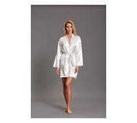 Kimono liscio manica lunga in raso effetto seta da donna Andra 862 vestaglia