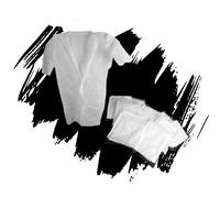 Kimono monouso da estetista Ro.ial, TNT bianco