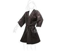 kimono NERO monouso per parrucchiere ed estetista in TNT - 20 PEZZI