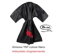 Kimono TNT monouso colore nero Imbustato singolarmente conf. 100 pz