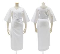 Kimono tradizionale giapponese da donna interno sotto indossato "Juban" bianc...