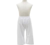 Kimono tradizionale giapponese da uomo interno sotto pantalone "Suteteko" bia...