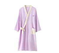 Kimono Unisex in Garza di Cotone, Stile Giapponese, Pigiama Unisex