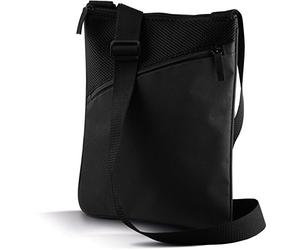 Kimood Borsa a tracolla per iPad Tablet Ki0304, colore nero/nero, dimensioni: 31 x 22 x 1 cm, Nero
