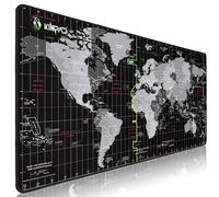 Kimpad World Series - Tappetino per mouse Gaming XXL - Speed & Control - Mappa mondo 900 x 400 x 4 mm gomma naturale - Migliora precisione e velocità - Bordi ultra resistenti - Mousepad impermeabile
