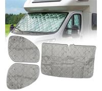 KIMPZ Parasole Interno per Auto, Riflettente, Termico, Parabrezza, Parasole, per Fiat per Ducato 2006-2022