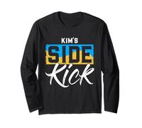 KIM'S Side Kick T-Shirt Nome Kim Maglia a Manica