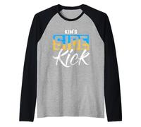 KIM'S Side Kick T-Shirt Nome Kim Maglia con Maniche Raglan