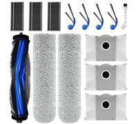 KimSin Accessori per ECOVACS DEEBOT T80 Pro Omni,T80 OMNI,T80 Pro aspirapolvere robot di ricambio,spazzola principale,2 rullo per panni,3 sacchetti per polvere,4 spazzole laterali,3 filtri
