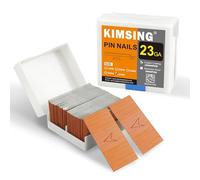 KIMSING Chiodi micro pin calibro 23 10.000 pezzi/scatola, 1-3/8 pollici (35 mm) perni senza testa adatti per chiodatrici pneumatiche e pinze ad aria per mobili