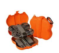 Kimyoaee Custodia da trasporto per DJI Neo 2 Mini Fotocamera Drone Cover, Eliche Batterie Gimbal Protector Accessori Viaggio Impermeabile Antiurto Guscio Rigido, Arancione