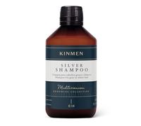 Kin Kinmen Silver Shampoo 300 ml | Shampoo specifico per capelli grigi o bianchi. Lavare delicatamente e neutralizza il riflesso giallastro, restituendo ai capelli il loro candore e lucentezza