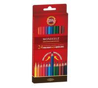 KIN Mondeluz Pastelli Acquerellabili in 6 astucci da 24 pz. Mina 3.8mm