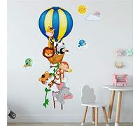 Kina - EcoTessuto Adesivo | Riposizionabile | Ecologico Anallergico | Viaggio | Effetto Carezza | Adesivi Murali Bambino | R00253 | Decorazione Murale Cameretta | Asilo Nido | 90x30 cm