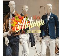 Kina - UVNC0043 Adesivi Murali Vetrofania Nuova Collezione Invernale Ing - Misure 60x35 cm - Vetrine Negozi per Nuova Collezione Stickers Adesivi - modello Sinfonia d'Autunno