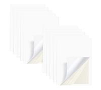 KINBOM 10 Pezzi A4 Fogli Biadesivi, Trasparenti Double Sided Adhesive Tape, Adesivi Super Resistenti Carta Adesiva A4 per Artigianato Decorazione di Album Fai Da Te