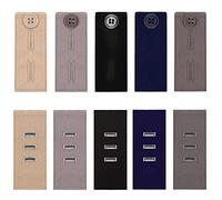 KINBOM 10 Pezzi Estensori Della Vita dei Pantaloni, bottone retrattile jeans, Elastico Waist Extender, 2 Tipi Pulsante Estensione Della Vita per Pantaloni Jeans Eleganti Pantaloni Kaki Uomo e Donna