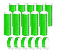 KINBOM 1000 Pz Braccialetti Identificativi, Braccialetti di Carta per Eventi Impermeabile Braccialetti d Ingress Braccialetti per Eventi Feste Festival Musicali Concorsi Concerti (Verde)