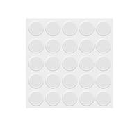 KINBOM 25 Pezzi Paracolpi Trasparenti, Cuscinetti per Mobili in Silicone Paraurti per Armadietti Smorzamento del Rumore Punti di Protezione per Piani in Vetro Cassetti Armadi Porte