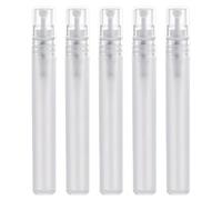 KINBOM 5 Pezzi 10ml Atomizzatore di Profumo, Plastica Opaca Flaconi Spray Ricaricabile per Viaggi Nebbia Fine Flaconi Spray Vuoti per Viso Capelli Piante