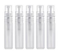 KINBOM 5pcs Atomizzatori Profumo Riutilizzabili, Piccoli Flaconi Spray in Plastica Viaggi Mister Flaconi Vuoti Spritzer Piante Capelli Viso… (5ml)