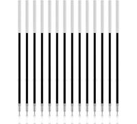 KINBOM Ricariche Per Penna a Sfera Sostituibili Da 100 Pezzi Punta Media Da 0,7MM Per Ricarica Inchiostro Gel, Scrittura Fluida Penna a Sfera Retrattile (Nera)