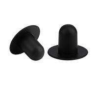 KINBOM Tappi a Muro Piscina, Compatibile con Intex e Bestway, Tappo per Pompa Piscina Tappi per Piscina Fuori Terra (2 Pezzi, Nero)