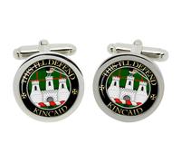 Kincaid Gemelli Da Polso Scottish Clan In Scatola Cromata