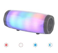 KINCJON Colorful Lights Wireless Bluetooth Speaker Subwoofer Can Call Card Radio Gift Speaker Wireless Bluetooth-silver Grey
