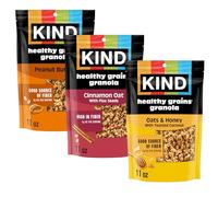 KIND Grappoli di cereali sani, confezione di varietà di muesli, snack sani, senza glutine, 3 pezzi