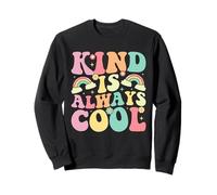 Kind is Always Cool Groovy Daisy Insegnante Gentilezza Felpa